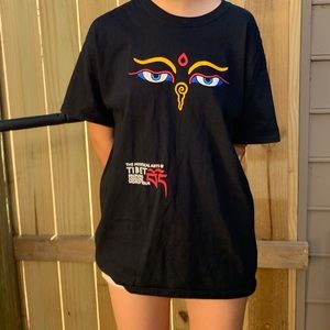 Tibetan Buddhist inspired shirt